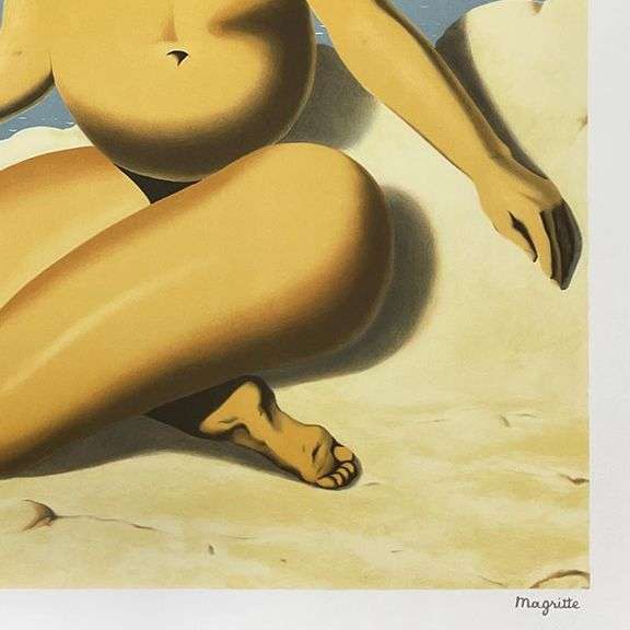La Race Blanche (The White Race) by Magritte