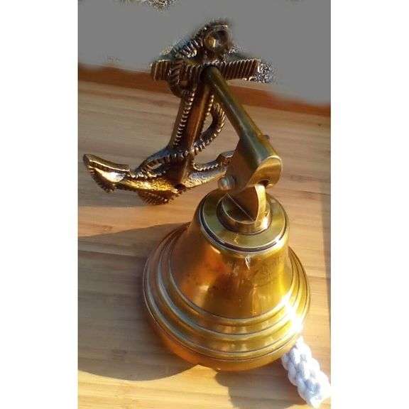 Wall-Mounted Anchor Ship Bell