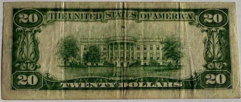$20 1929 Series New York National Brown Seal