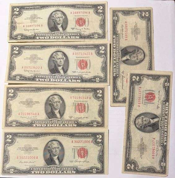 1953-1963 Complete Red Seal US Notes