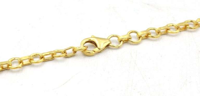 Awesome 11.69CTW Oval Shaped Cabochon-Cut Turquoise & 3.75CTW Diamond Necklace on 14kt Yellow Gold O