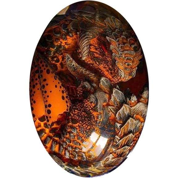 Lava Dragon Egg Crystal