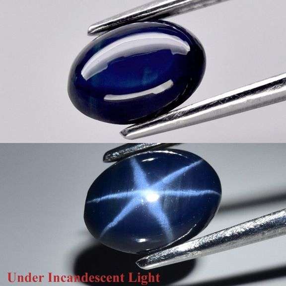 Outstanding 1.74ct royal blue Star Sapphire