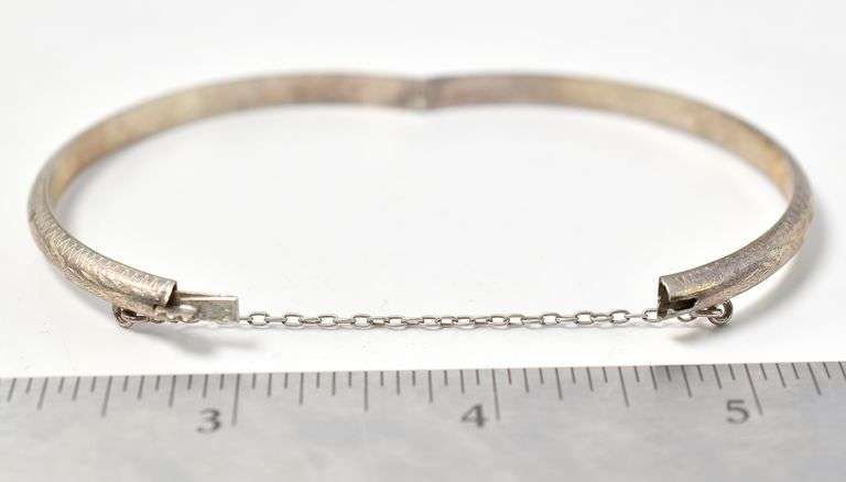 Bangle Bracelet in Sterling Silver