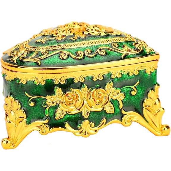 Heart-Shaped Jewelry Box