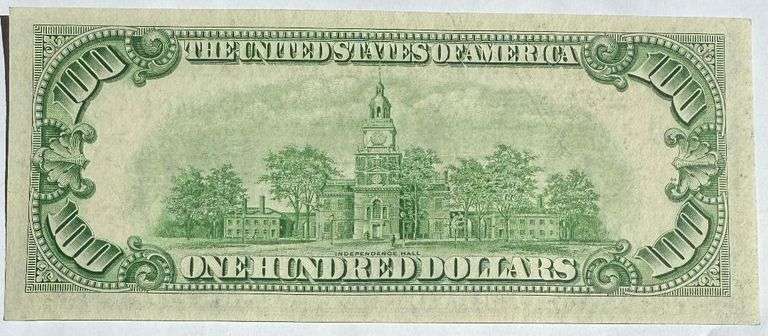 $100 Choice Unc 1934 Dallas Fed Reserve Note