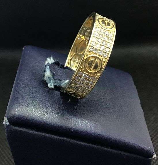 MEN’S 14K YELLOW GOLD NATURAL DIAMOND WEDDING BAND