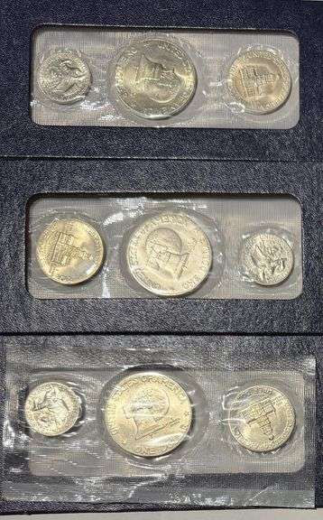 3 Sharp Bicentennial Unc Silver 3 Piece