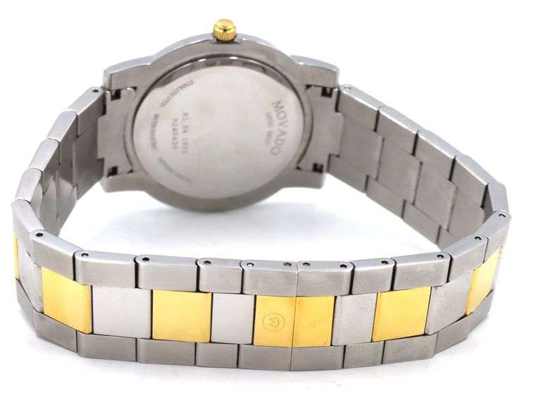 Movado Museum Junior sport 2 tone watch