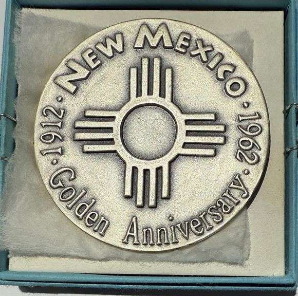 1962 New Mexico New Mexico1962 Golden Anniversary .999 Silver Medal