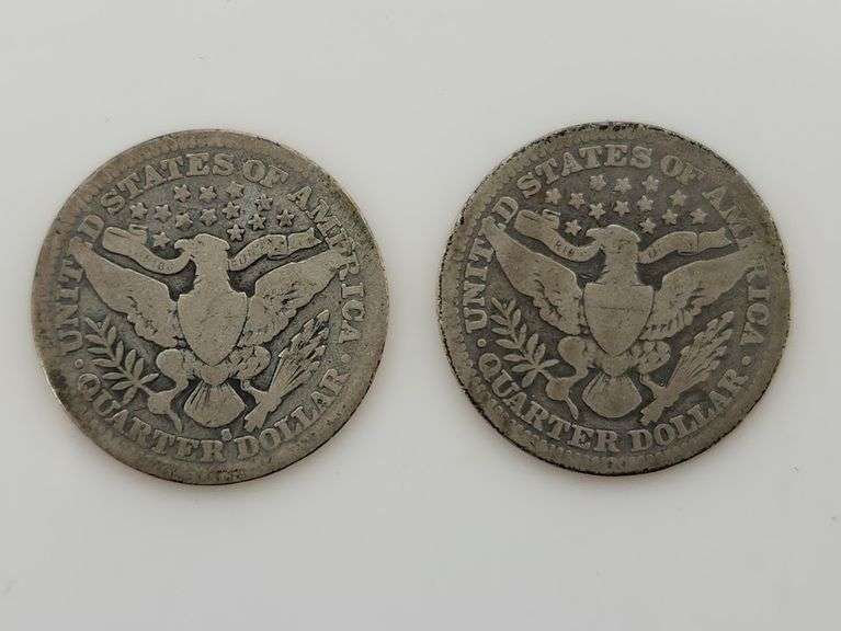 1902 S & 1903 Barber Quarters, Circulated