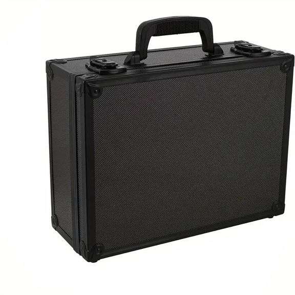 Premium Black Aluminum Trading Card Storage Case