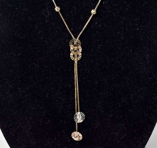 Gorgeous Women's Necklace in 14K Yellow Gold