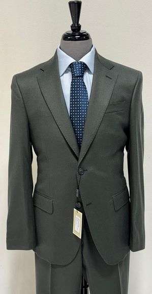 New Arrival, Light Flannel, Slim Fit Suit by Galante, Made in Italy