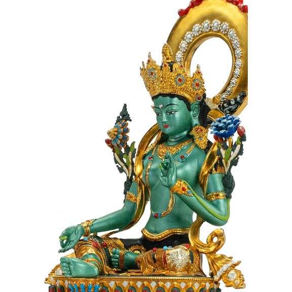 Handcrafted Buddha Tibetan Copper
