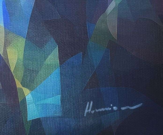 AP Abstract flowers Giclee Set of 2