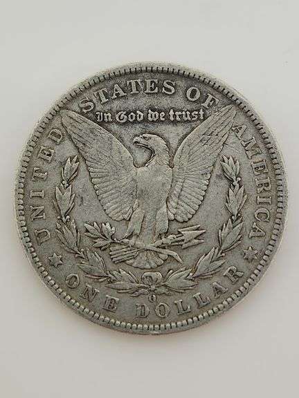 1904 O Morgan Silver Dollar, Circulated/Cleaned