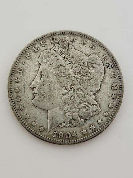 1904 O Morgan Silver Dollar, Cleaned