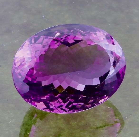 Magnificent 41.65ct deep violet Amethyst