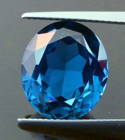 Top London blue 8.78ct Brazilian Topaz