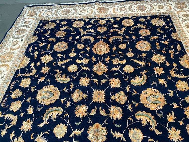 Exquisite Silk & Wool Mahal Design Rug 8x10