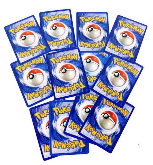 Lot of 12 Pokémon Trade Cards, 1999