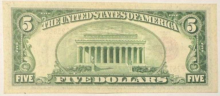 $5 Choice Slider First Series 1928 C  US Note