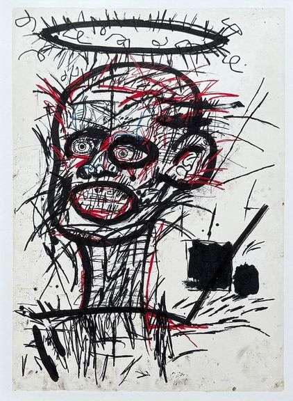 Colorful Jean-Michel Basquiat From 'Symbols and Signs'