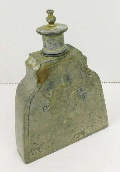 War of 1812 French Pewter Flask