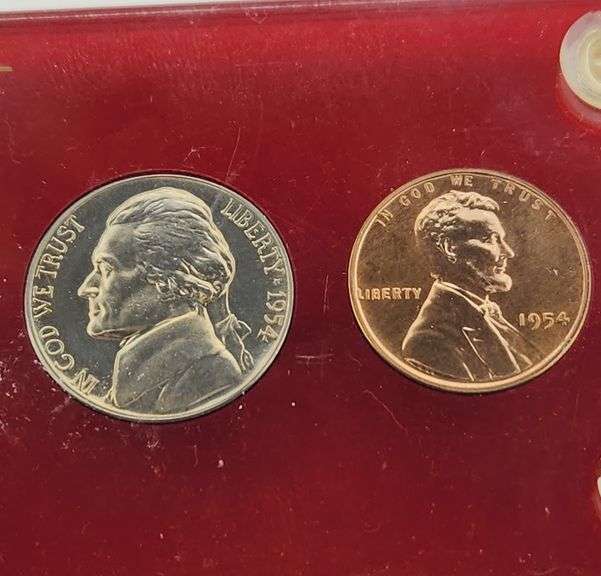 1954 United States Proof Set - Capital Plastics Case