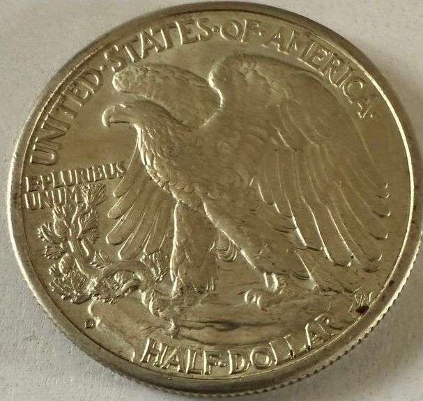 1941 Unc Walking Liberty Half