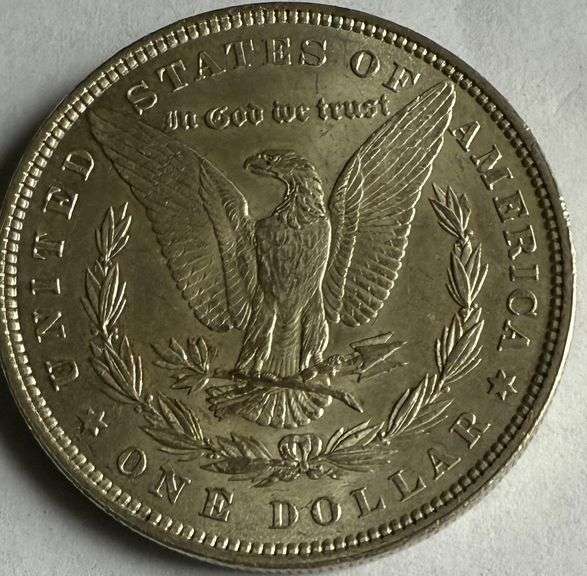 Frosty White BU 1879 Morgan Dollar