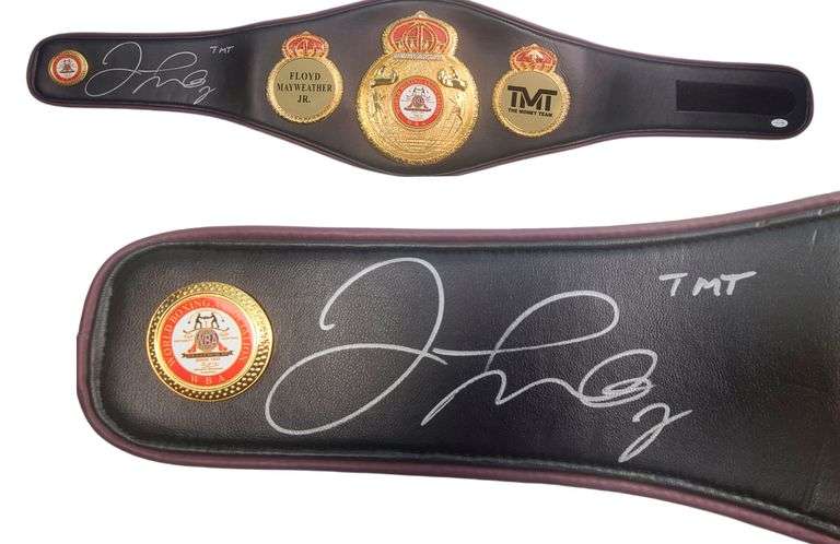 Floyd Money Mayweather Jr. Signed WBA Championship Belt