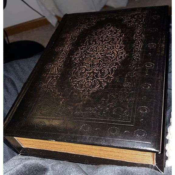 Set of 3 Book Style Wooden Boxes