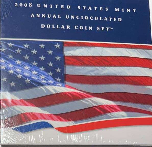 2008 Annual Uncirculated Dollar Set.