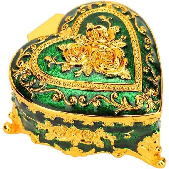 Heart-Shaped Jewelry Box