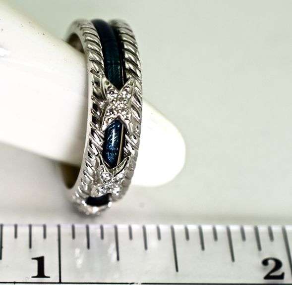 High-End 18K Hidalgo Insert Band Set