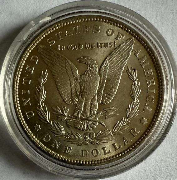 Frosty White BU 1896 Morgan Dollar