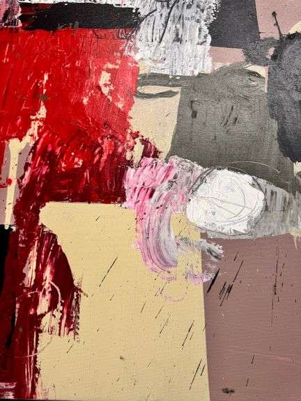 Gestural Art Language Painting