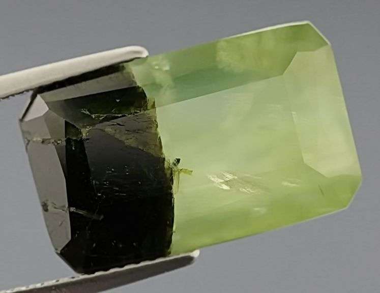 One of a kind 13.82ct Rutilated Prehnite