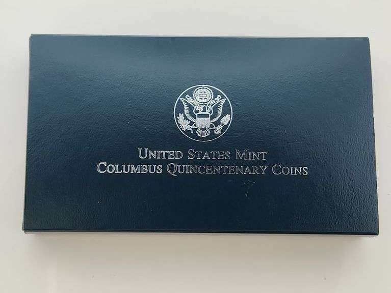 1992 Set Columbus Quincentenary, 2 Coins PR