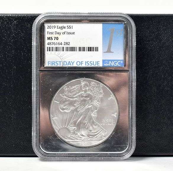 2019 Silver Eagle NGC MS70 First Day of Issue