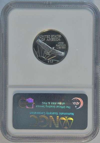 Flawless NGC MS70 graded 2005 $25 pure Platinum Eagle