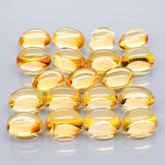 Gorgeous 16.65ct all natural Citrine cabochon set