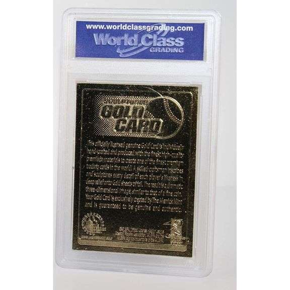 Limited Edition Derek Jeter NY Yankees 24K Gold Card Mint 10