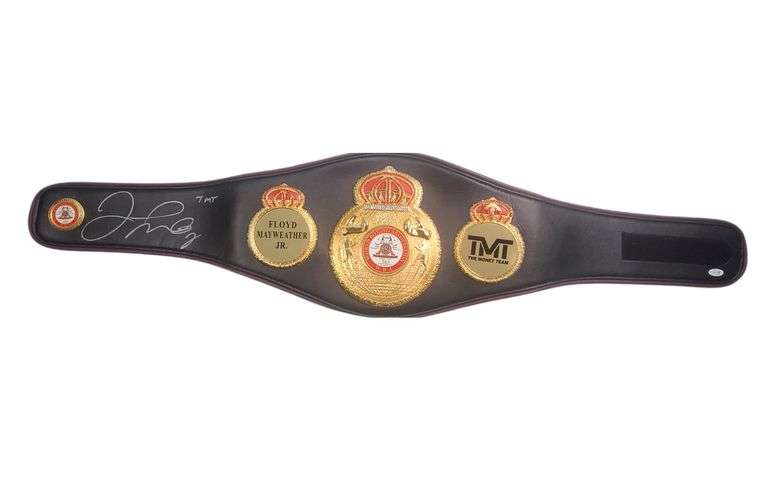 Floyd Money Mayweather Jr. Signed WBA Championship Belt