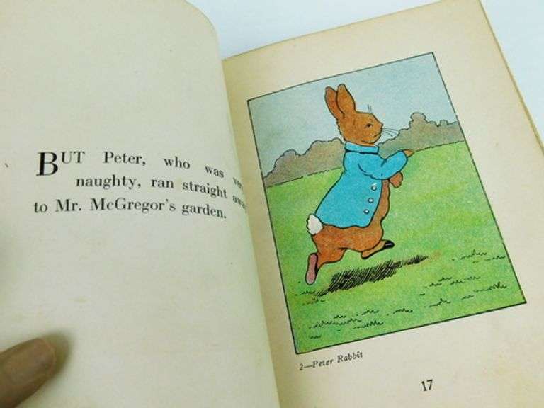 1904 The Tale of Peter Rabbit Antique Children's Book