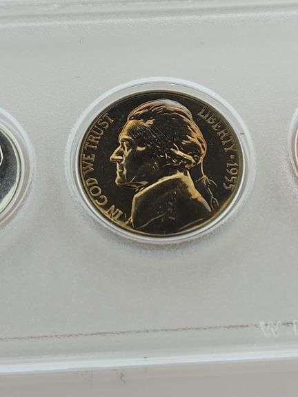 1955 United States Proof Set - Whitman Case