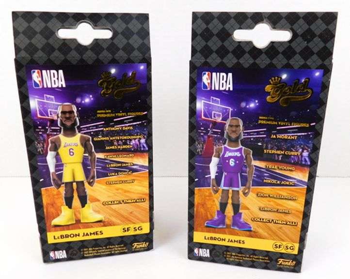 2 LeBron James 2021 NBA Premium Figures - MIB