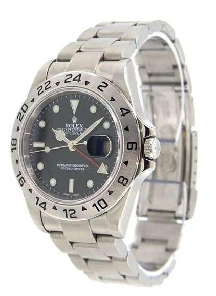 Rolex Explore II 16570, 40mm, Black Dial, Stainless Steel W/ Box & Papers